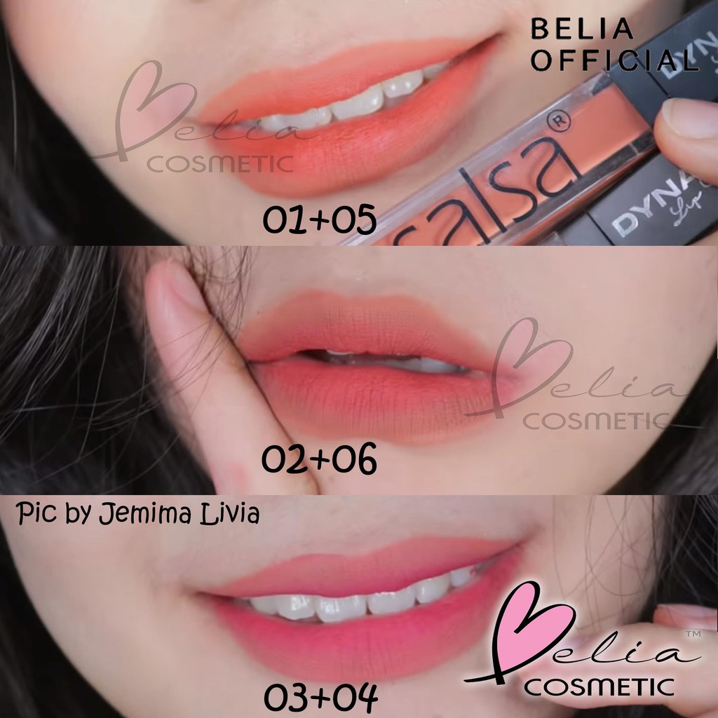 ❤ BELIA ❤ Salsa Dynamatte Lip Cream | Long Lasting Matte Lipcream BPOM