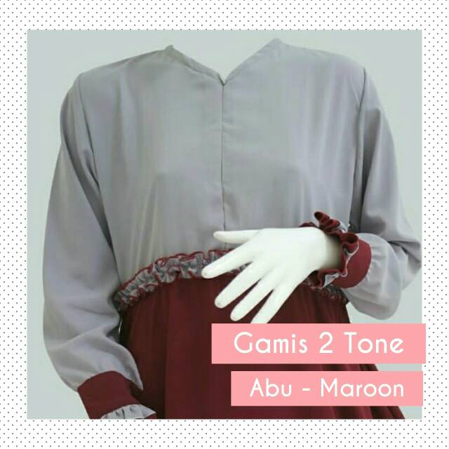 Gamis 2Tone / Gamis 2 Warna