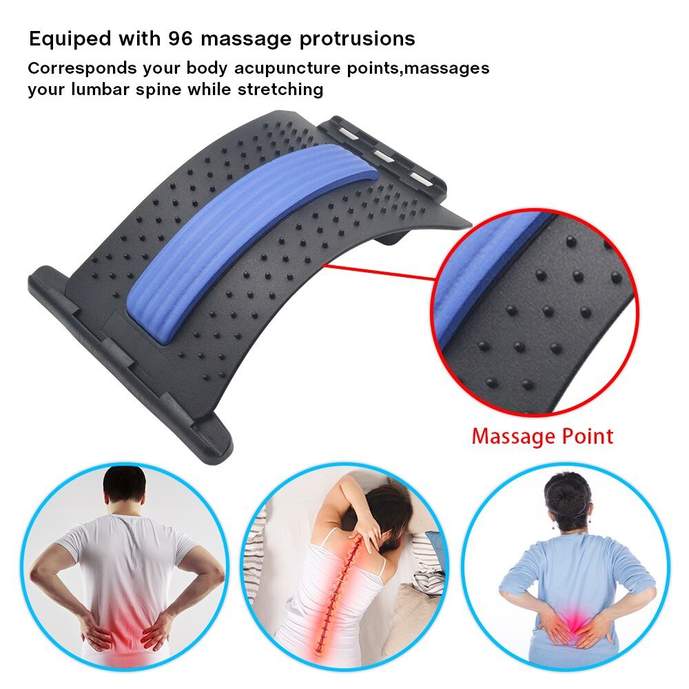 Alat Terapi Punggung Tulang Belakang Lumbar Spinal Support Alat Pijat Punggung Nyeri Pegal