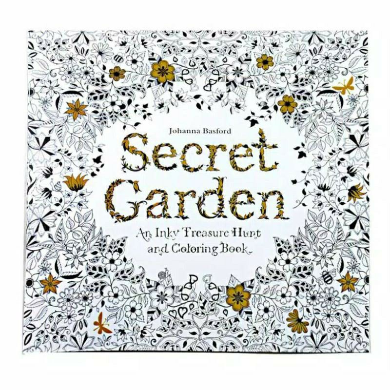 Adult Coloring Book Buku Mewarnai untuk Dewasa Sebagai Penghilang Stress-Secret Garden