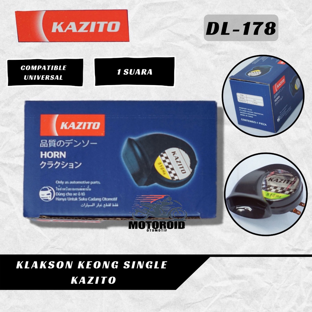 Klakson Keong  Universal Single 12Voltage Terompet Motor Listrik Nyaring