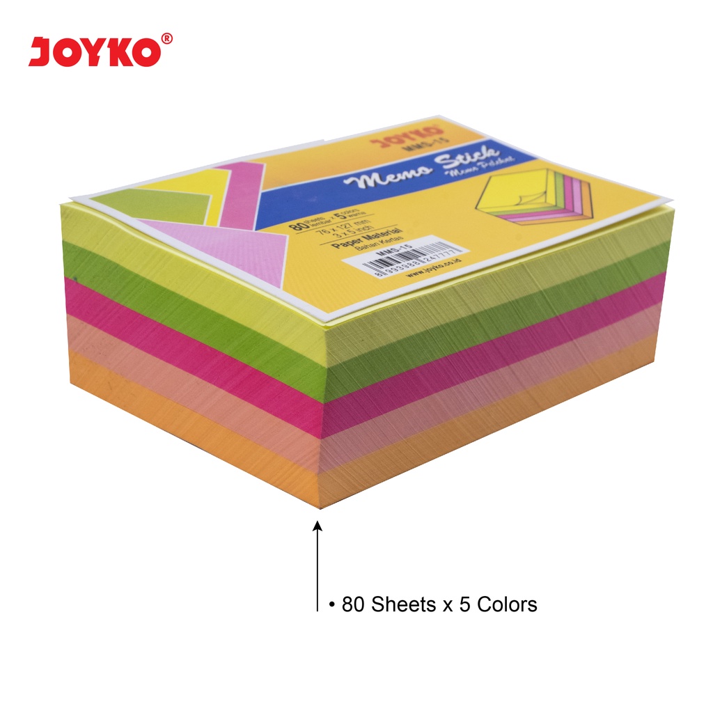 Memo Stick Sticky Note Kertas Memo Memo Tempel Joyko MMS-15-1
