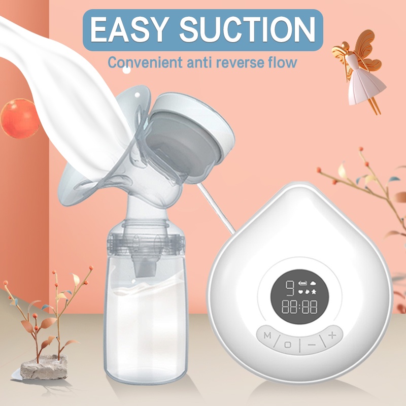 Real Bubee Pompa ASI Elektrik Ganda / Tanpa Rasa Sakit Painless Double Breast Pump Electric BPA Free