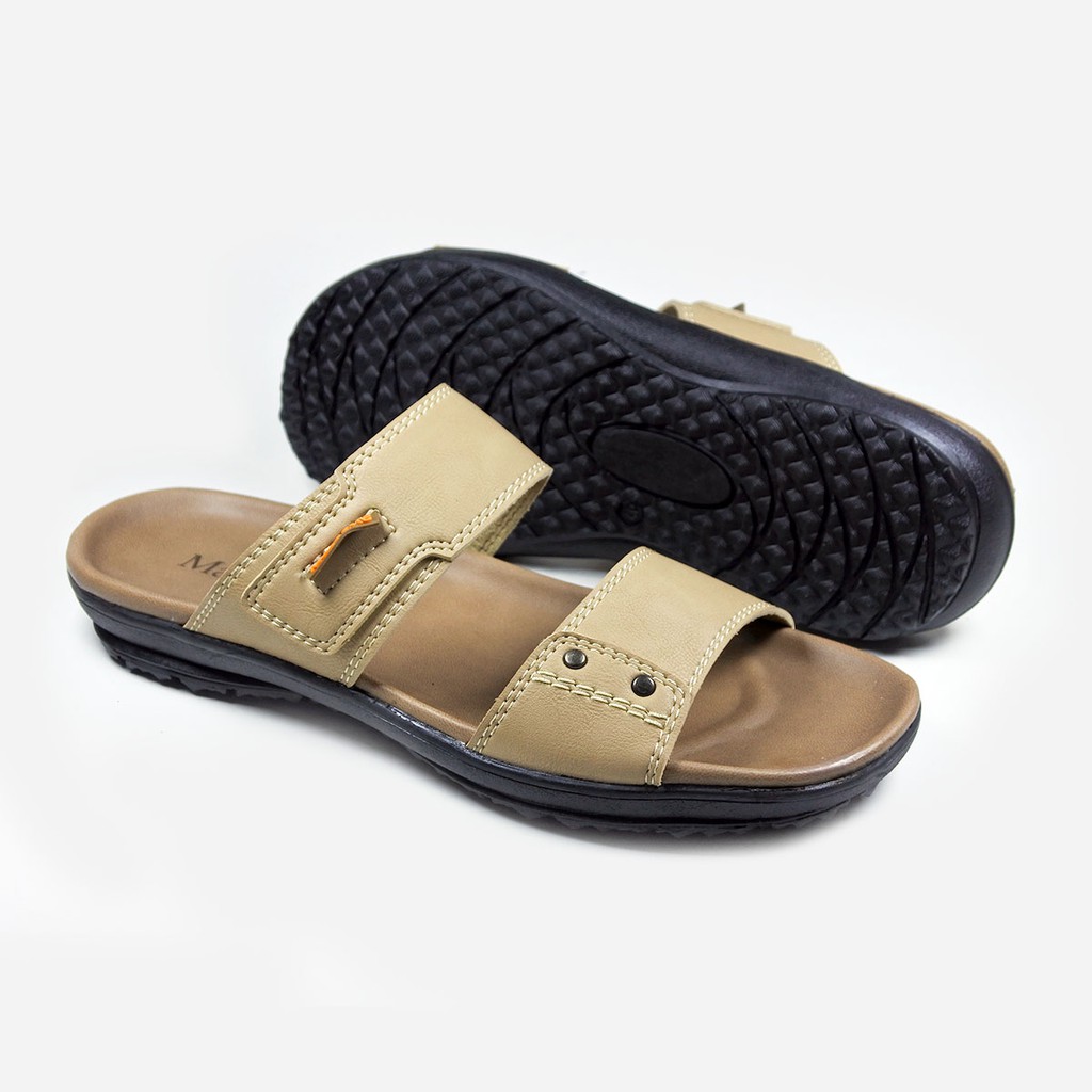 Mascotte LOMALA Sandal Pria 995.030 [ Hitam dan Cream ] / Ramayana Jatinegara