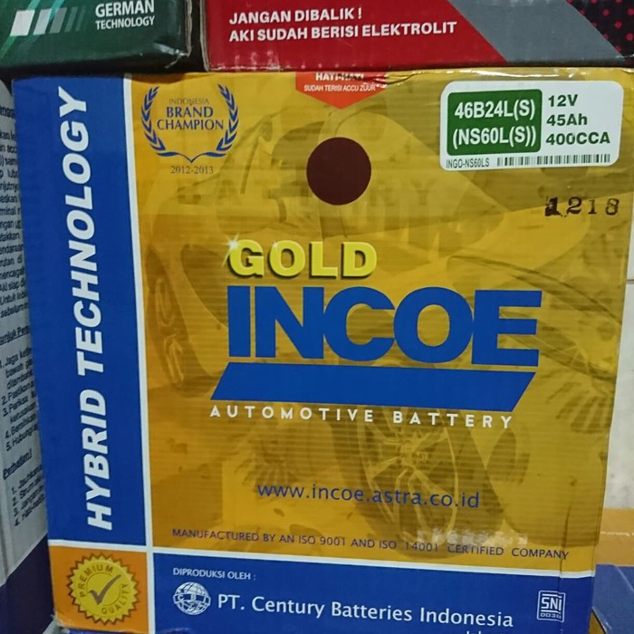 Jual INCOE NS60LS aki basah mobil kijang super yaris odyssey crv avega Limited