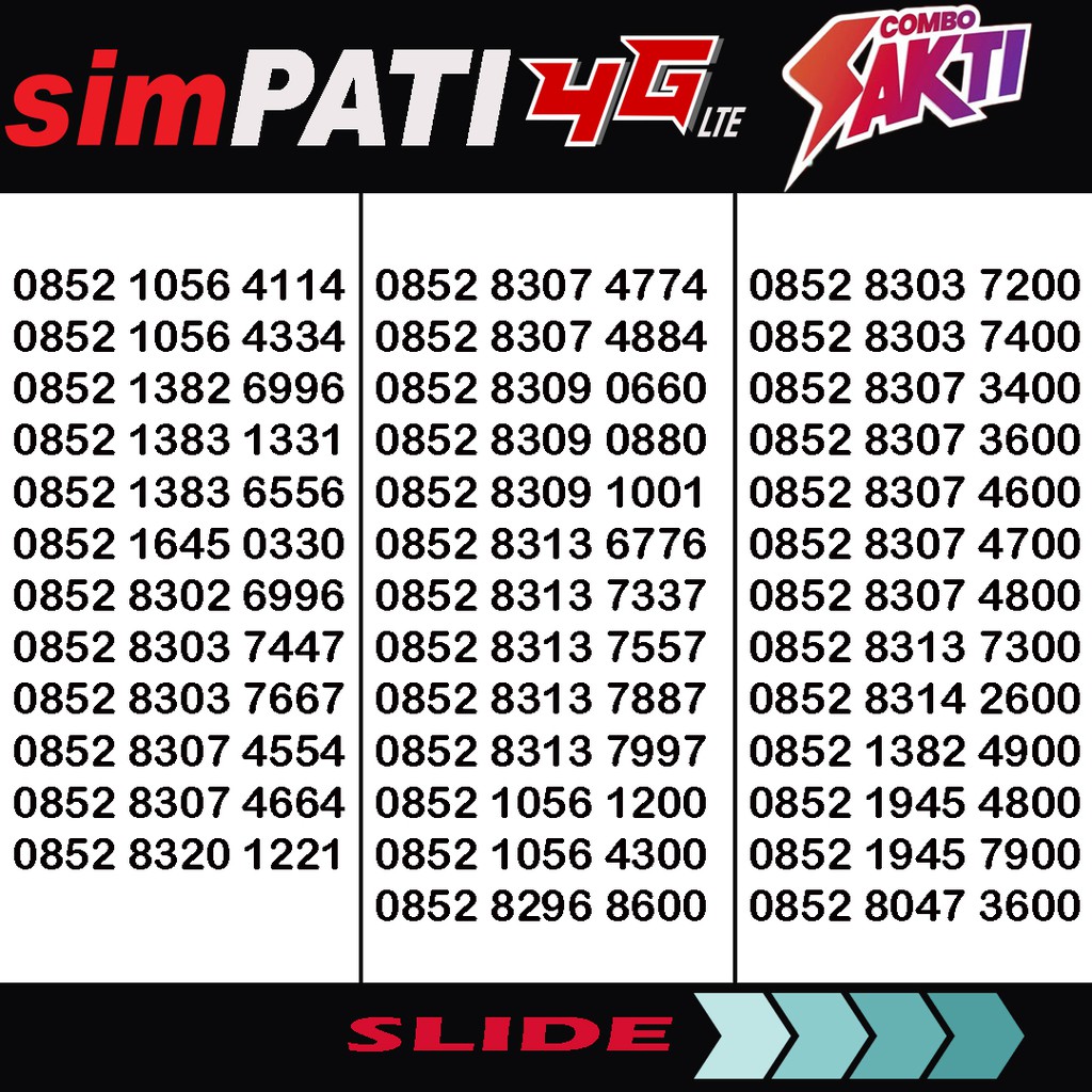 Nomor Cantik Kartu Sakti Telkomsel Simpati Loop 4G LTE Kartu Perdana Prabayar Murah