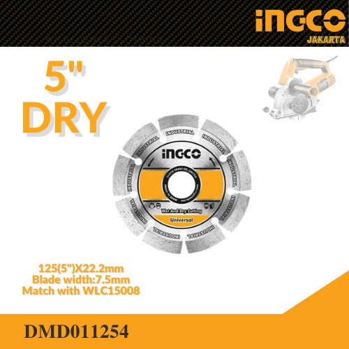 Diamond Disc for WLC15008 (5&quot;) INGCO DMD011254 Mata Pisau Wall Chaser