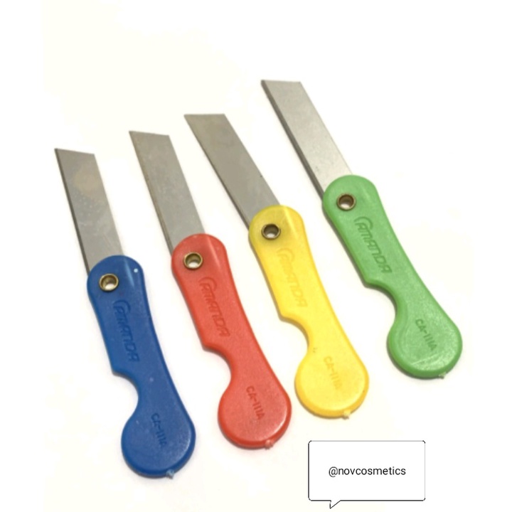 

Cutter Lipat / Pisau Lipat / Pemes Warna ❤