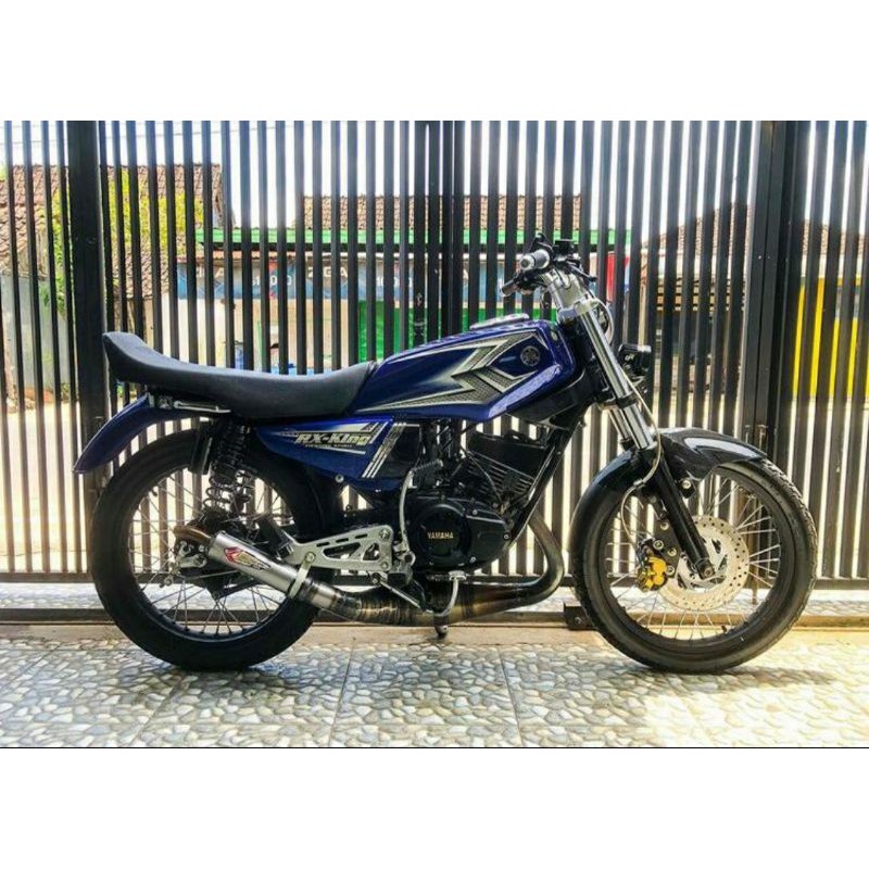 Knalpot Rx king Creampie Jogja Tye Scorpio plat Almu