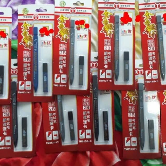 

Pensil Khot / kaligrafi (PROMO, GROSIR MURAH) Pensil mekanik + Refill - 2B (untuk ujian komputer)