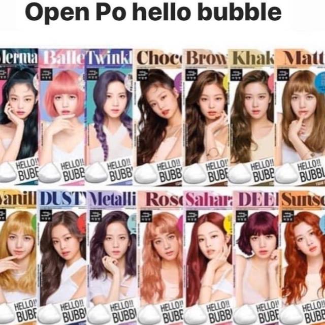 Hello bubble cat rambut asli korea (pre order)