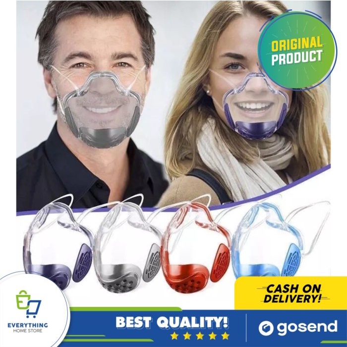 FIT Masker Pelindung Transparan PREMIUM ORIGINAL