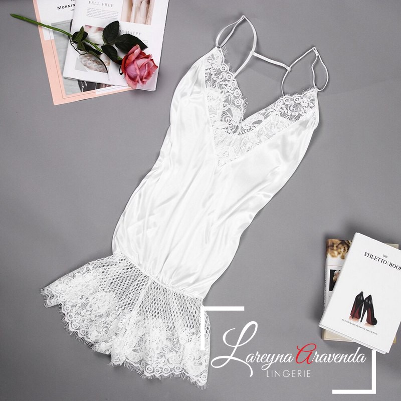 (BISA COD) Lingerie Seksi Model Romper Lace LG312