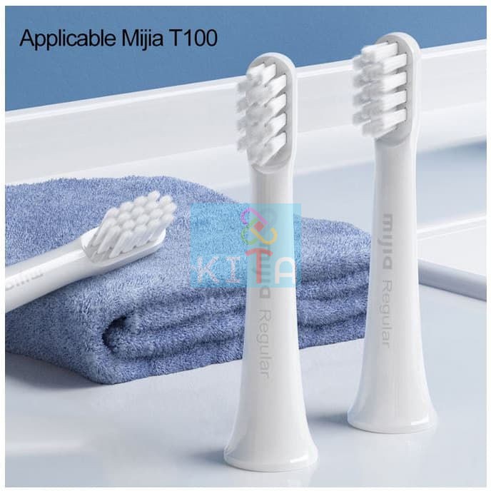 Kepala Sikat Gigi Pengganti 3 PCS MIJIA T100 Refill Brush Head