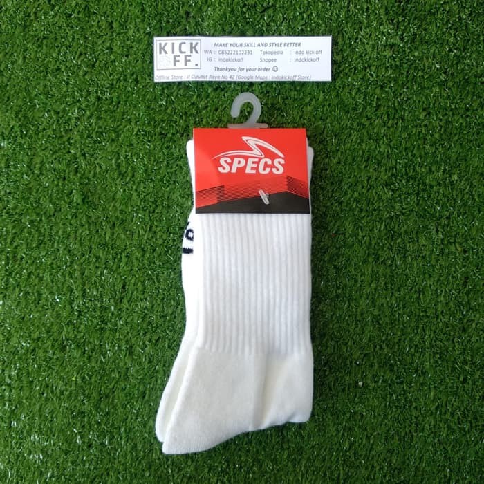 KAOS KAKI SEKOLAH/ KAOS KAKI OLAHRAGA SPECS SCHOOL SOCKS L - WHITE