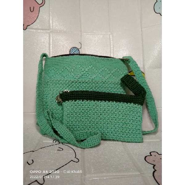 TAS RAJUT SELEMPANG MODEL MODERN TERBARU 2022