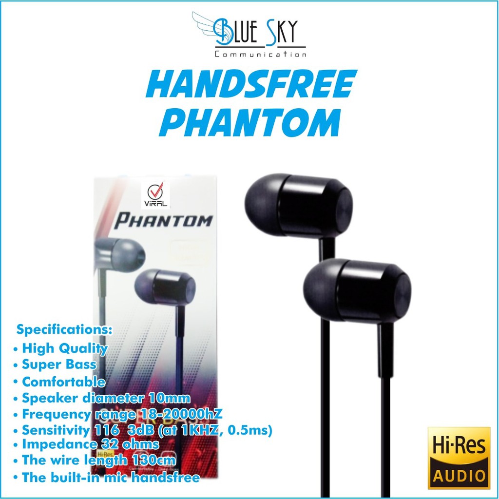 HEADSET ERAPHONE PHANTOM VIRAL