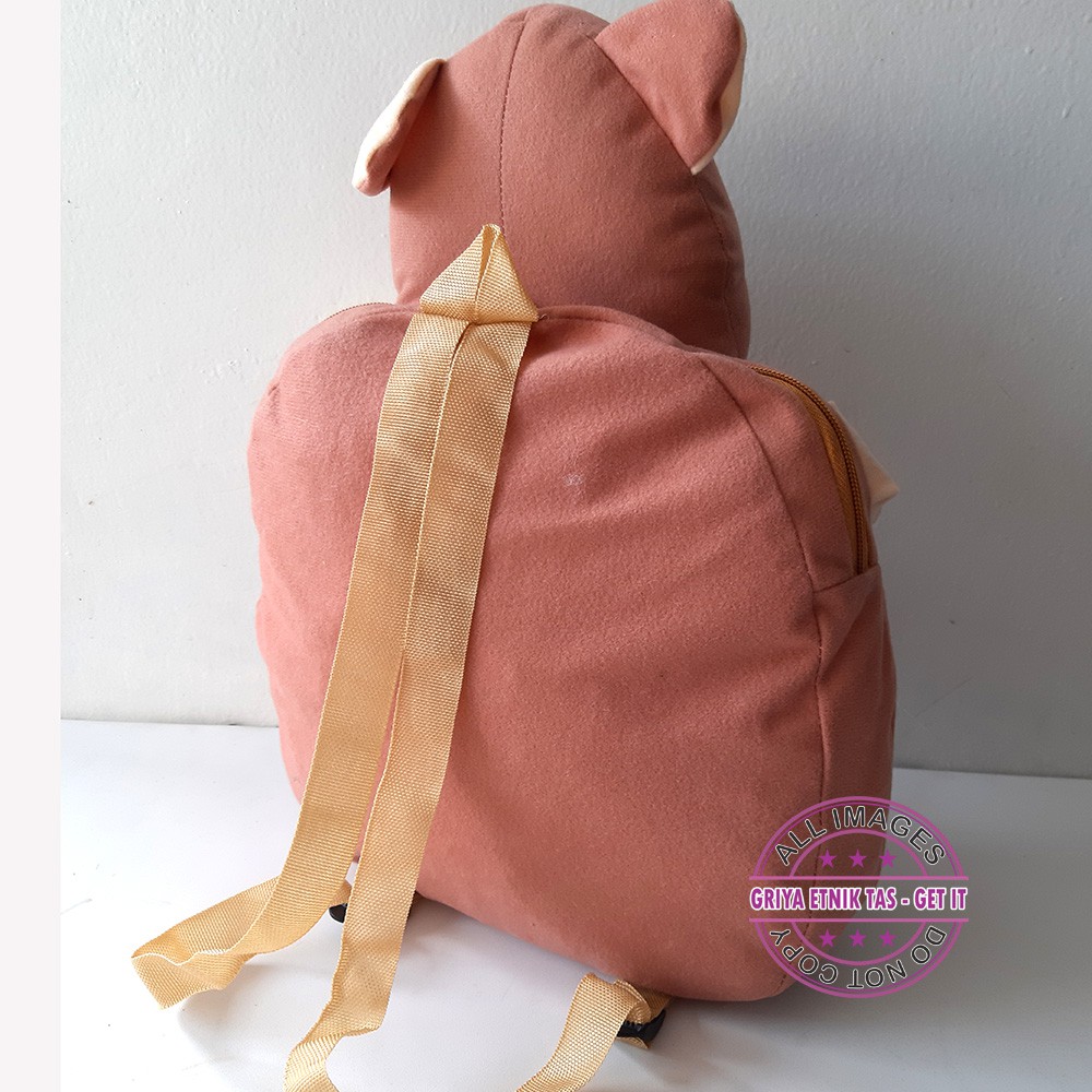 Tas anak TK laki laki bulu imut lucu Promo - Tas Ransel anak Cowok Paud lucu imut Murah