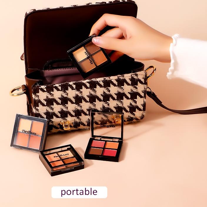 Terbaru dan terlaris/【Original✔️】/Star/「5.5 F⚡ASH SALE」/【Import Terbaik】 Herbaay Eyeshadow 4-colors 