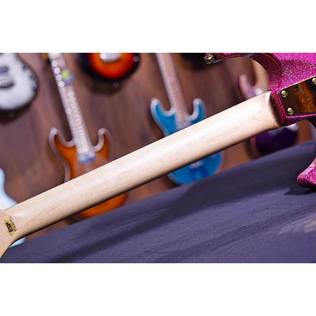 ESP SNAPPER Takayoshi Ohmura Custom -Twinkle Pink Rosewood fretboard E1500212