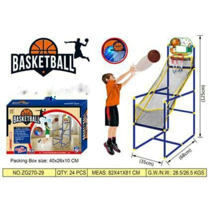 Mainan Basket Ring Basketball Bola Olahraga Kado Hadiah Ulang Tahun Anak Laki Laki Cowok Usia Umur 3