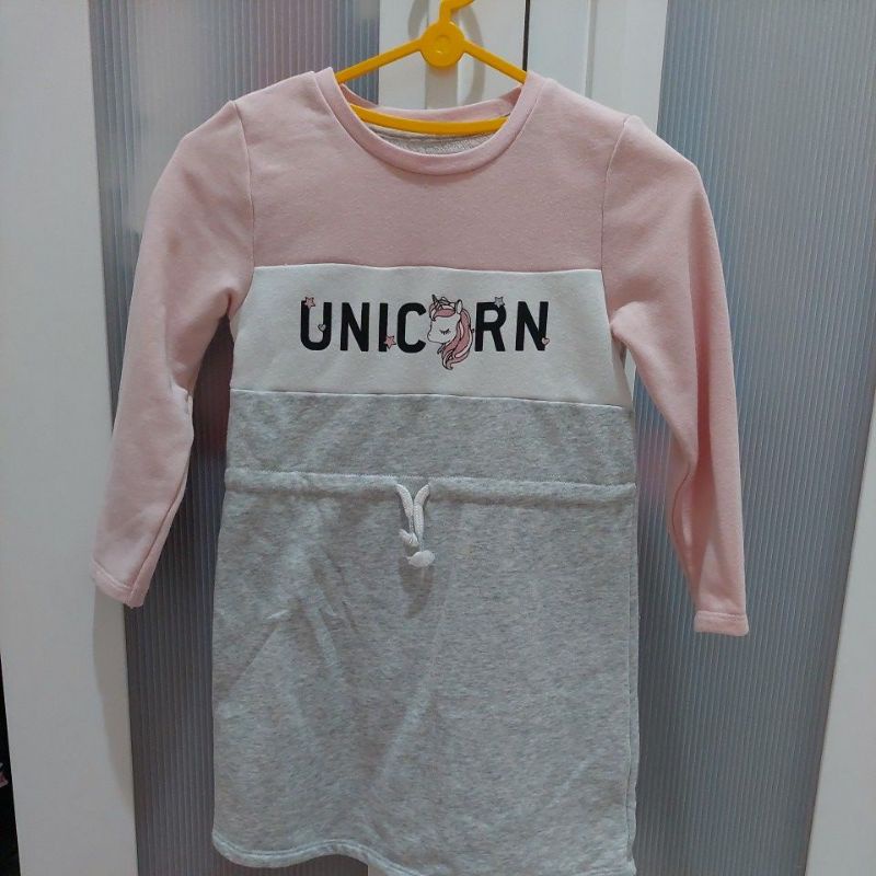 preloved dress sweater lengan panjang anak perempuan HNM HM H&M unicorn LOGG girl bekas second