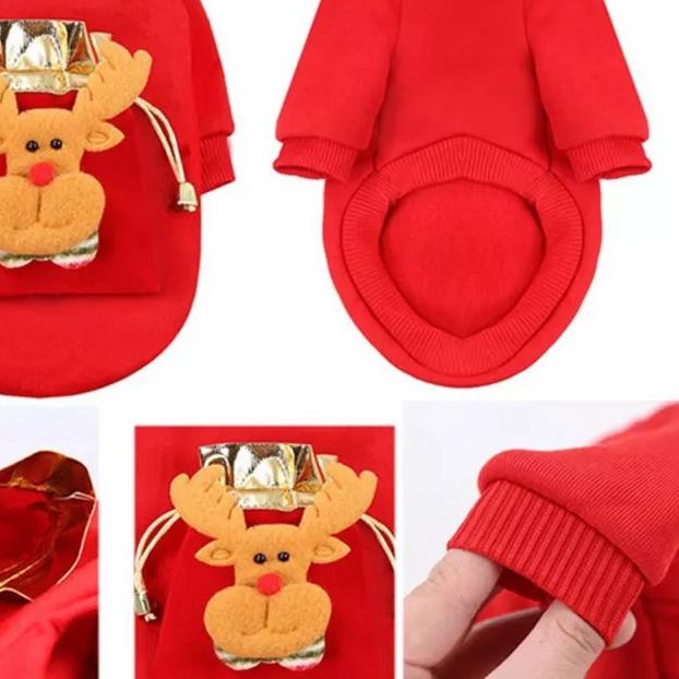 baju anjing baju kucing baju natal anjing kucing sweater natal