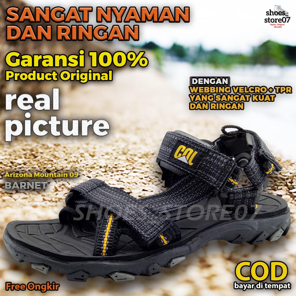 Sandal Pria Wanita Casual Kekinian Kulit Karet Murah Slop Dewasa Gunung Sendal Cowok Laki laki Outdo