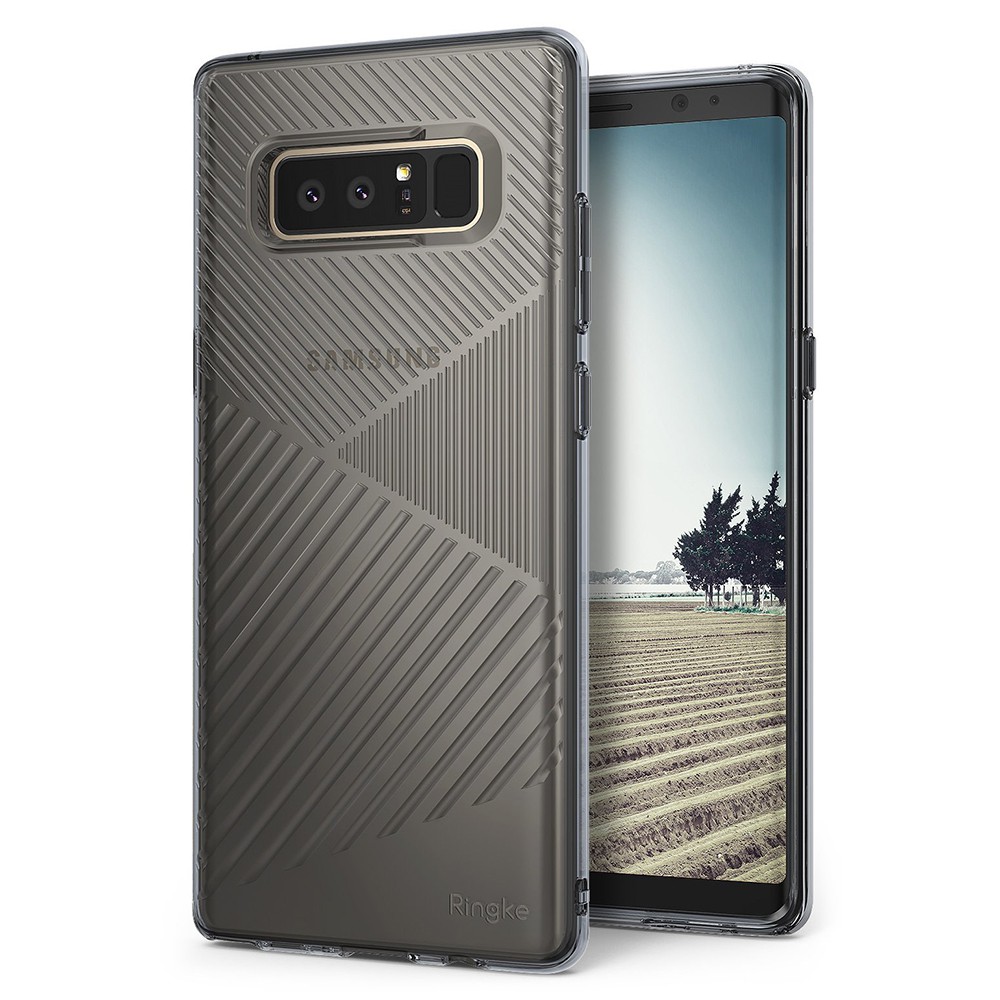 Ringke BEVEL Case for Galaxy Note 8 - Smoke Black