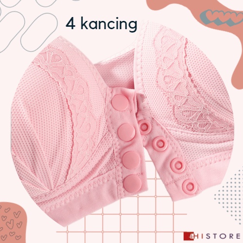 [HI] Bra Seamless Push Up Nirkabel Gesper Depan 368 Busa Tipis Cup BC Wanita Paruh Baya dan Tua