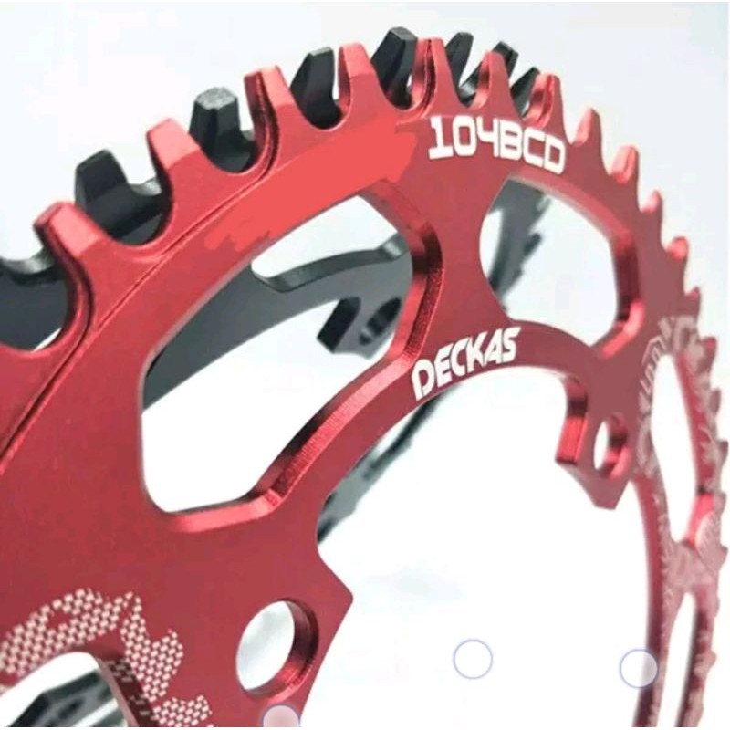 Chainring 42T BCD 104 MM Narrowide Alloy 7075 CNC - Chainring 42 T round narrow wide. DECKAS