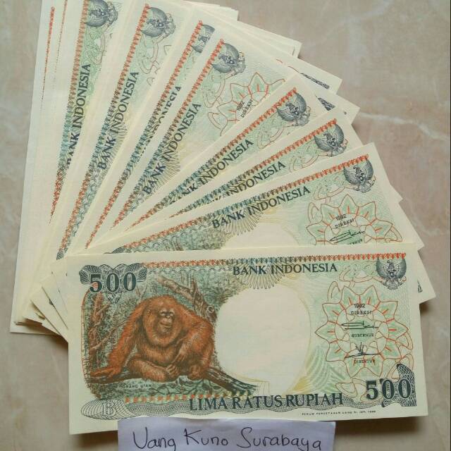 Jual Uang Kuno 500 monyet atau 500 Orang utan atau 500 otan | Shopee