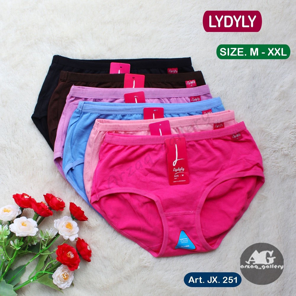 3pc - Celana dalam wanita dewasa Lydyly Maxi JX 251