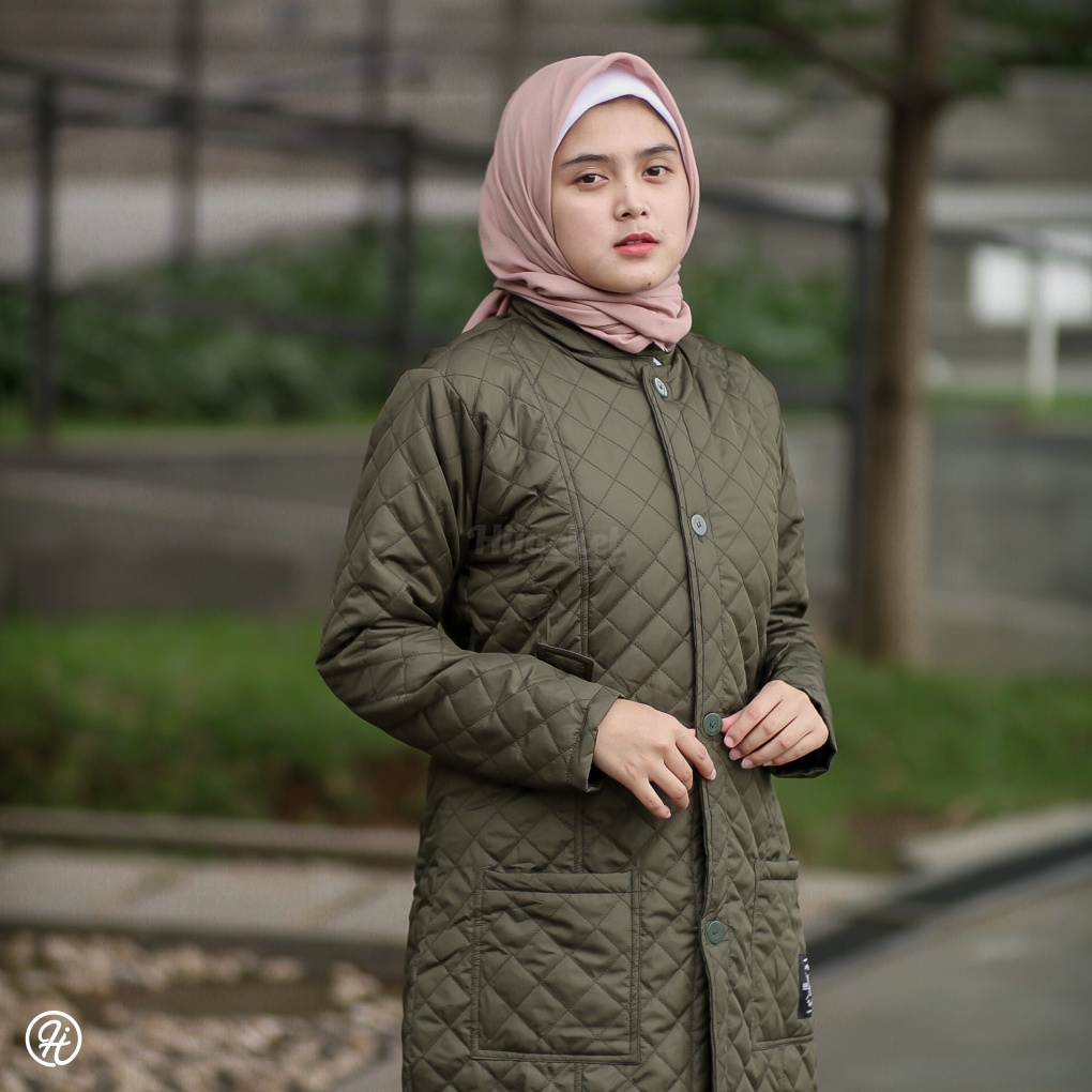 ✔️NO.1 TERLARIS✔️ HIJACKET MUSLIMAH BELVA ORIGINAL GURANTEED JAKET MUSLIMAH PANJANG BISA COD