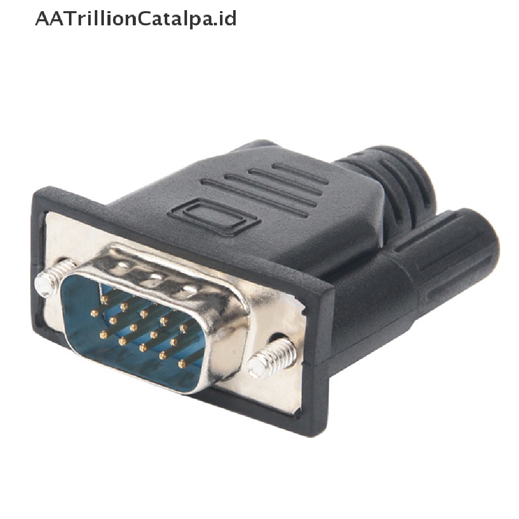 Aatrillioncatalpa Adapter VGA Virtual Display Male 1080P 60HZ Tanpa Kepala