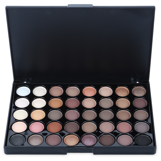 (TERBARU) POPFEEL 40 Warna Matte Eyeshadow Palatte / shimmer / EYE SHADOW PALET/ Eyeshadow Murah