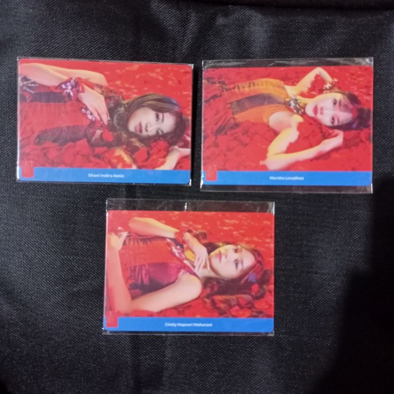 JKT48 - 10th Anniversary Tour PC Photocard (Cindy Cinhap, Shani, Marsha)