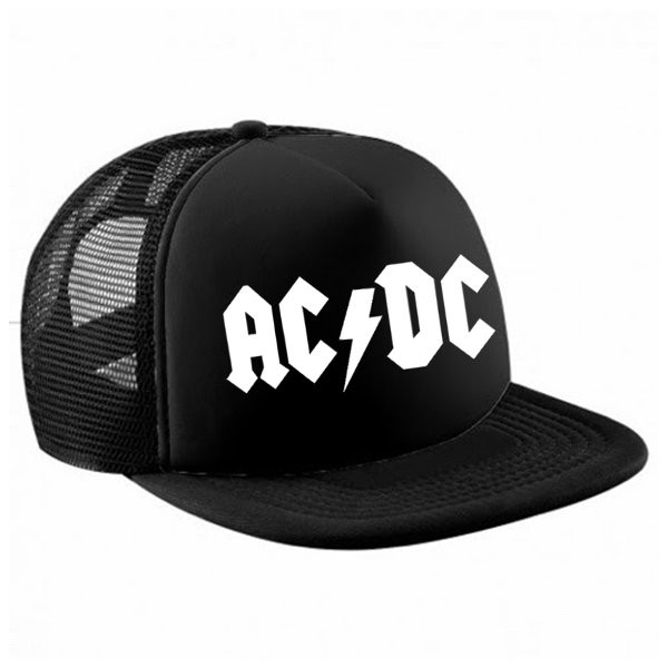 TOPI SNAPBACK Jaring ACDC  BLACK