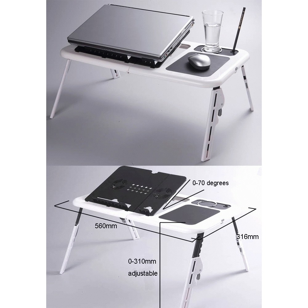 Meja Laptop Portable Laptop Desk With Fan Cooler Shopee Indonesia Meja Laptop Portable Laptop Desk With Fan Cooler Shopee Indonesia
