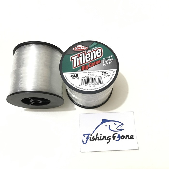 Berkley TRILENE BIG GAME Quarter Spool (Clear) - 40Lb/18.1kg/0.60mm