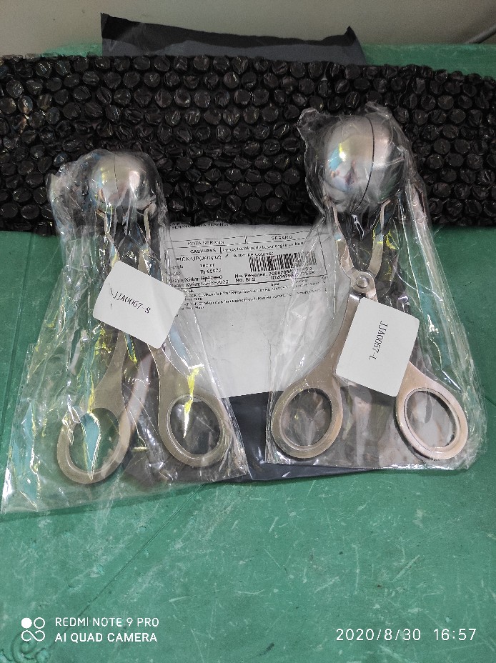 Mic Cetakan Es Krim / Bakso Bentuk Ikan Bahan Stainless Steel