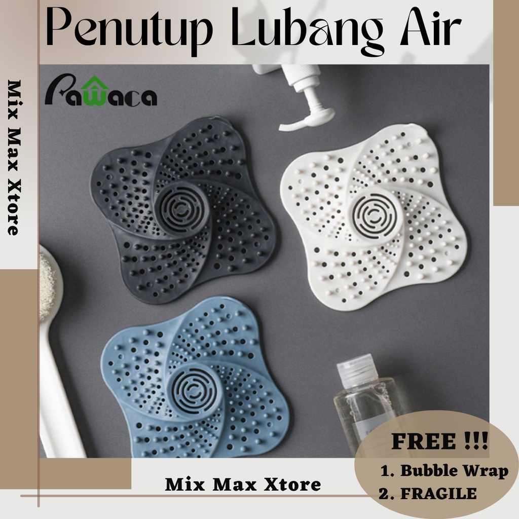 Penutup Lubang Pembuangan Air Sewer Seal Leak Anti-Blocking Filter Cover - Black / Penutup Lubang Kamar Mandi / Penutup Saluran Air Kamar mandi / Tutup Lubang Kamar Mandi