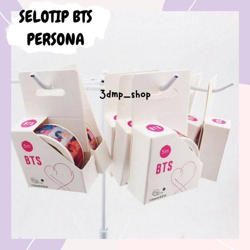 Selotip isolasi solatip washi tape bts persona jin seokjin suga rapmonster