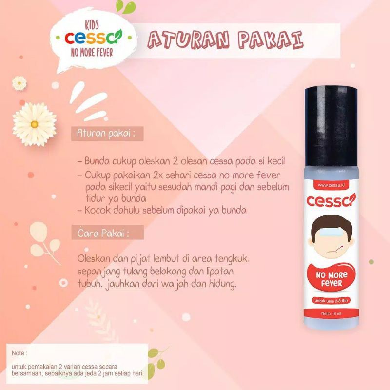 Cessa cesa Baby bayi oil ( 0- 2 tahun ) Fever Drop Cough n Flu ,Lenire,Bugs Away Cessa Essential Oil Pereda Batuk &amp; Pilek Cesa Cough N Flu Demam fever anti serangga nyamuk bugs away anti rewel lenire peningkat imun boost imune obat bayi bpom Cessa Baby