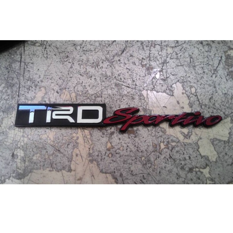 Emblem Logo Toyota TRD Sportivo Model Original