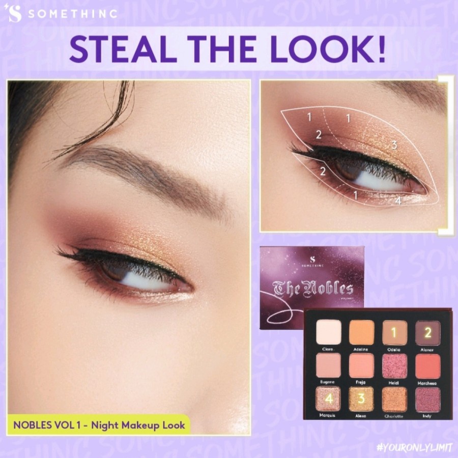 ★ BB ★ SOMETHINC THE NOBLES Eyeshadow Palette - Volume 1 - Volume 2