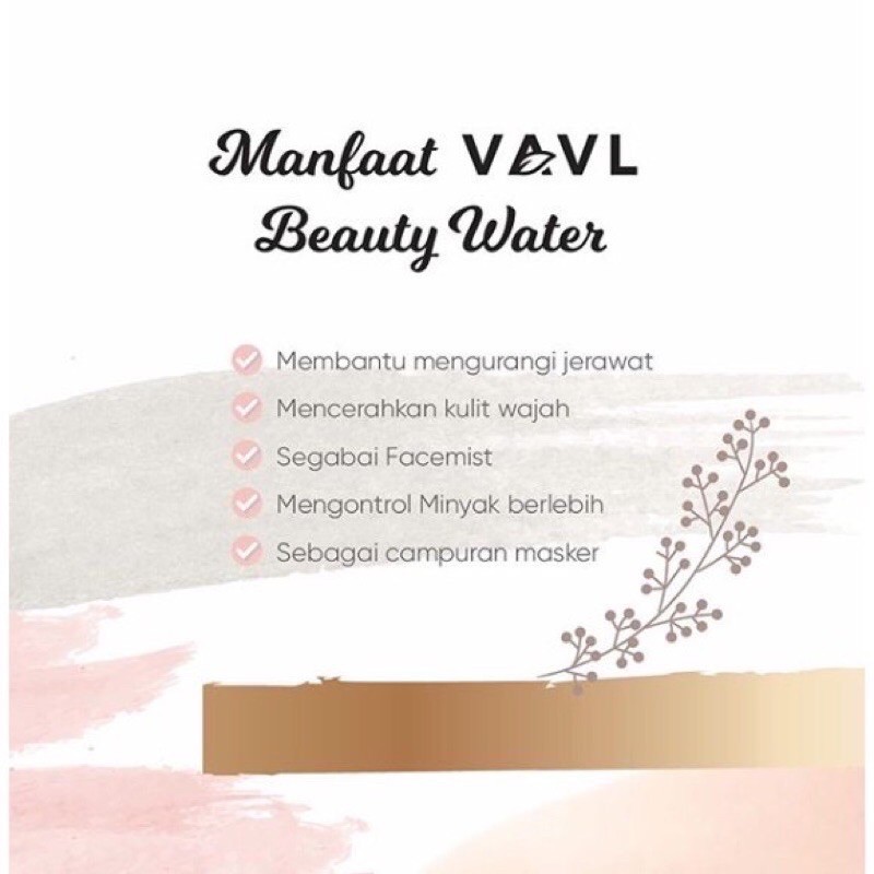 VAVL BEAUTY WATER ORIGINAL (BISA COD)