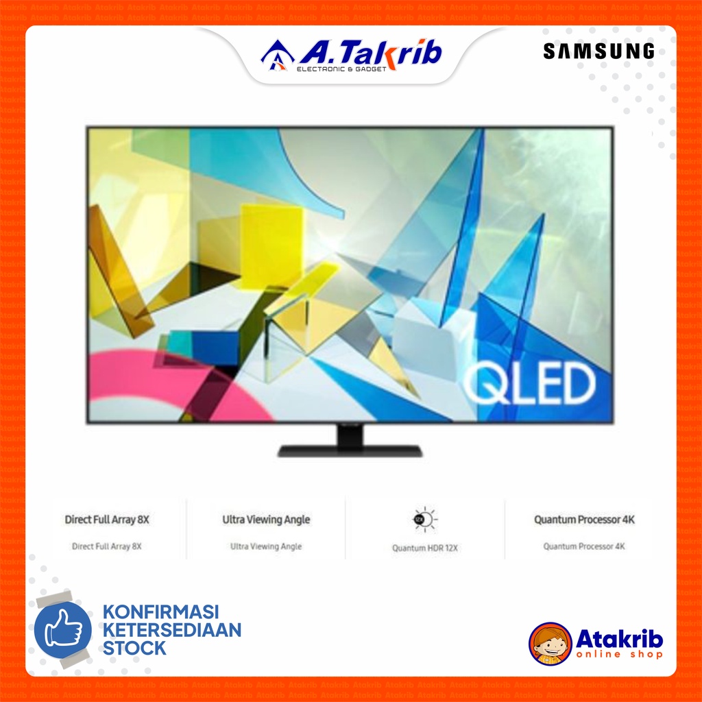 SAMSUNG LED 55 QA55Q80TAKXXD 4K QLED Smart TV QA55Q80T