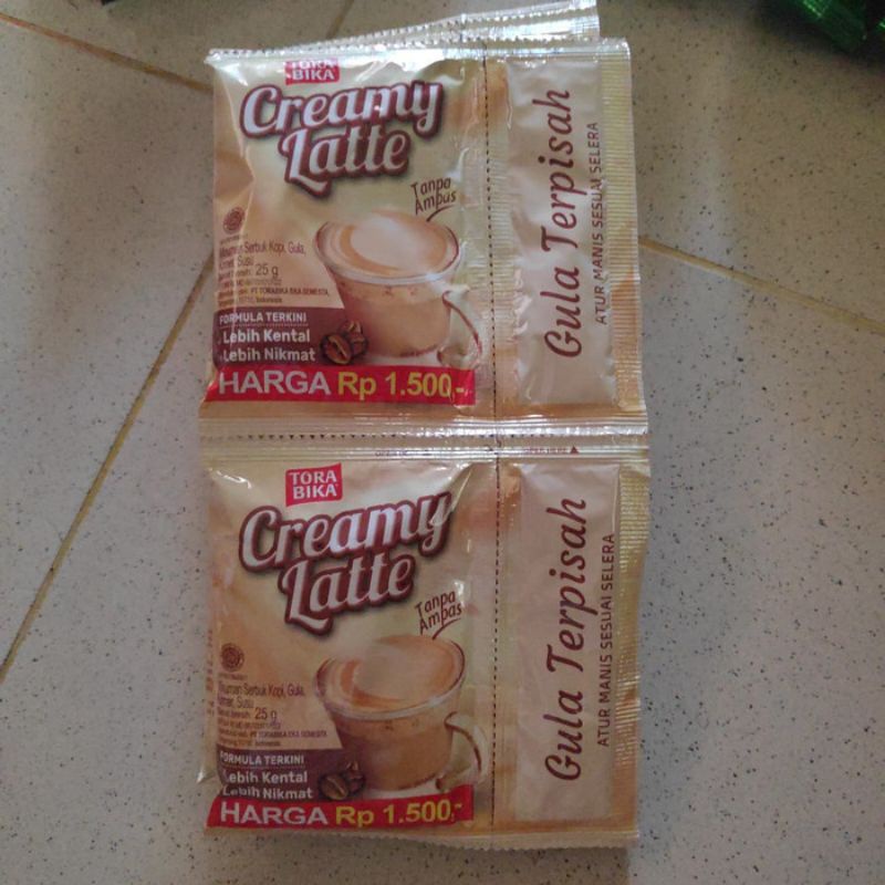 

Creamy Latte kopi 1 Renceng