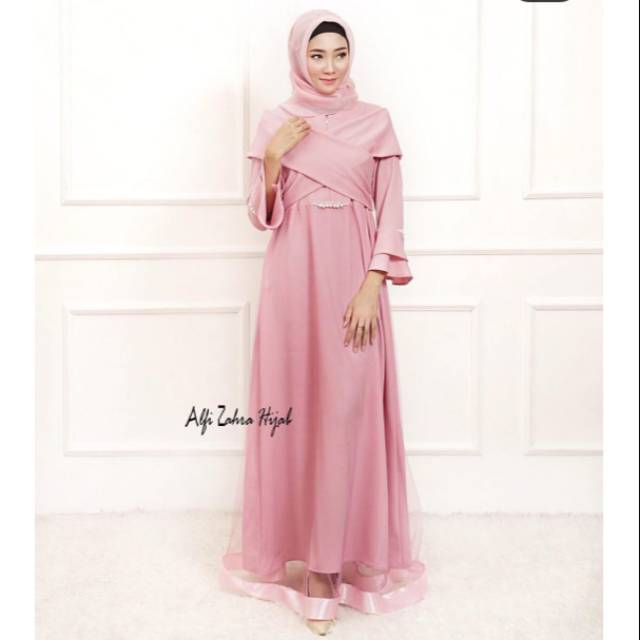 Gamis dress preloved alfizahrahijab /pl / second